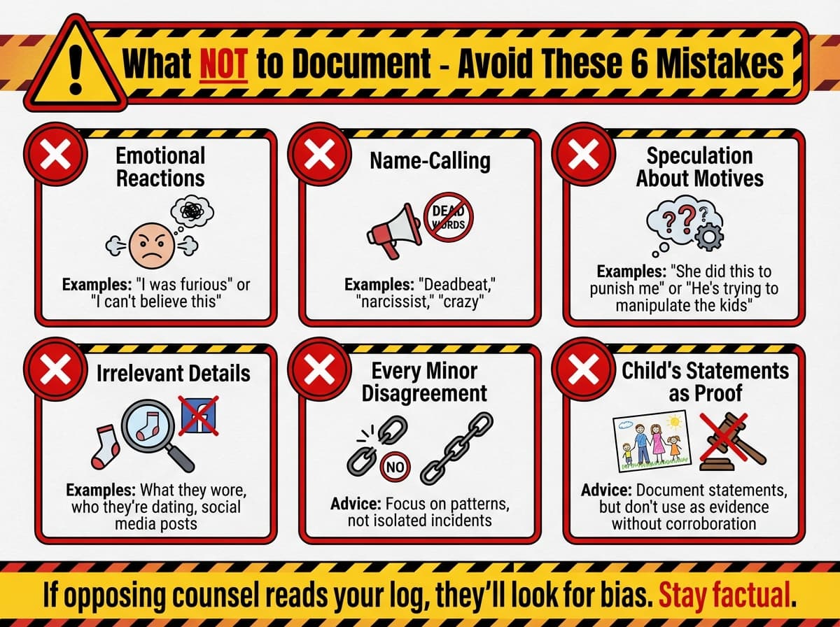What NOT to Document - 6 Mistakes