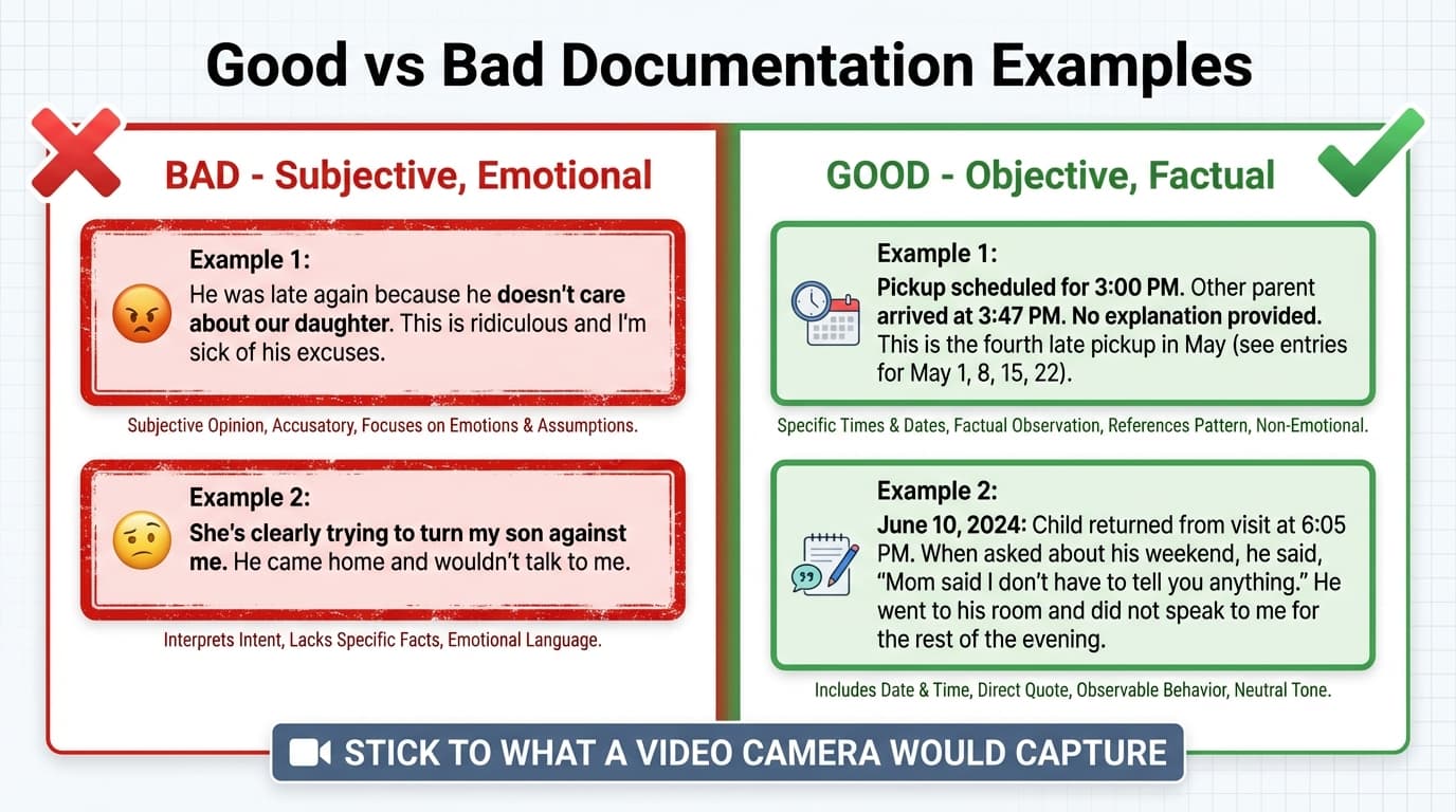 Good vs Bad Documentation Examples